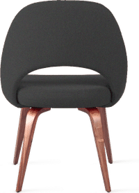 Executive Chair Armless Charcoal Grey image.