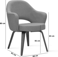Executive Chair - With Arms Charcoal Grey image.