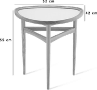 Eye Side Table - Small Ash image.