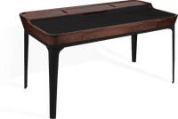 Finn Desk Walnut/Black image.