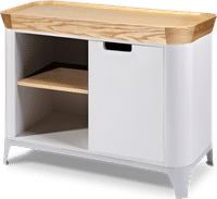 Finn Sideboard Solid American Ashwood/White image.