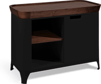 Finn Sideboard Walnut/Black image.