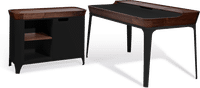 Finn Sideboard Walnut/Black image.