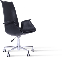 FK 6725 Tulip Lounge Chair - Castors Black  image.