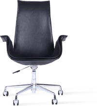 FK 6725 Tulip Lounge Chair - Castors Black  image.