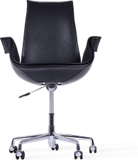 FK 6725 Tulip Lounge Chair - Castors Black  image.
