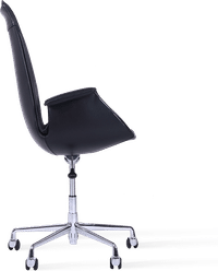 FK 6725 Tulip Lounge Chair - Castors Black  image.