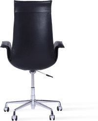 FK 6725 Tulip Lounge Chair - Castors Black  image.