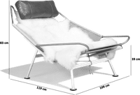 Flag Halyard Chair - PP225 Black  image.