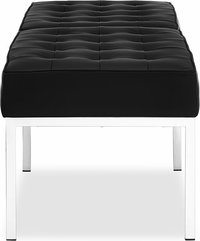 Knoll 3 seats  bench  Black image.