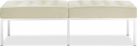 Knoll 3 seats  bench  Cream image.