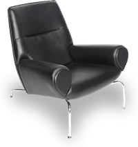 EJ101 Queen Chair Premium Leather/Black  image.