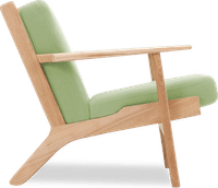 GE 290 Plank Chair Light Green/Ash Wood image.