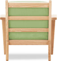 GE 290 Plank Chair Light Green/Ash Wood image.