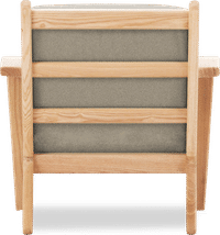 GE 290 Plank Chair Light Pebble Grey/Ash Wood image.