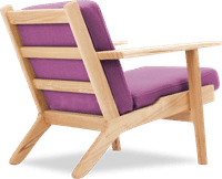 GE 290 Plank Chair Purple/Ash Wood image.