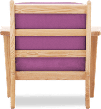 GE 290 Plank Chair Purple/Ash Wood image.