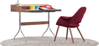 Style Swag Desk Walnut Veneer image.