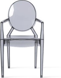 Louis Ghost Armchair Smoked Transparent image.