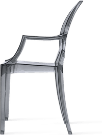 Louis Ghost Armchair Smoked Transparent image.