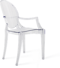 Louis Ghost Armchair Clear image.