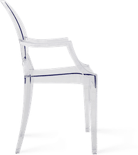 Louis Ghost Armchair Clear image.