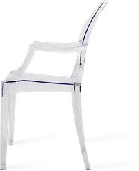 Louis Ghost Armchair Clear image.