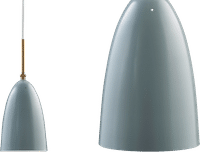 Grasshopper Style Pendant Lamp Grey image.
