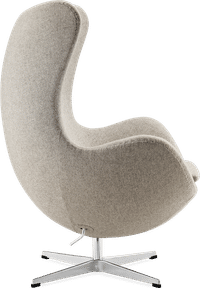The Egg Chair Wool/Without piping/Light Pebble Grey image.
