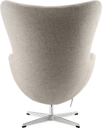 The Egg Chair Wool/Without piping/Light Pebble Grey image.