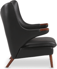 Teddy Bear Chair Premium Leather/Black  image.