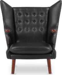 Teddy Bear Chair Premium Leather/Black  image.