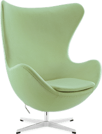 The Egg Chair Wool/Without piping/Light Green image.