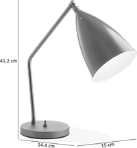 Grasshopper Style Table Lamp Black image.