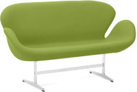 The Swan Sofa Wool/Light Green image.