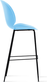 Beetle Style Barstool Blue/Black image.