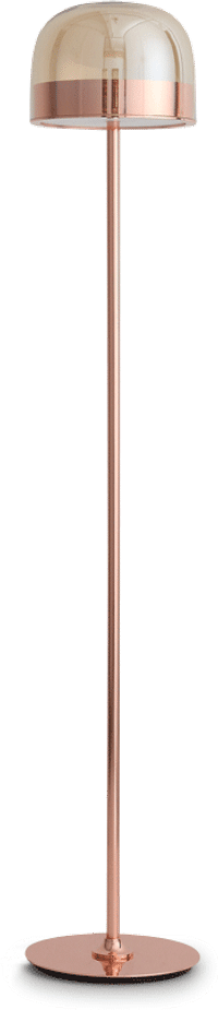 Equatore Style Floor Lamp  Rose Gold/Small image.