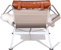 Flag Halyard Chair - PP225 Dark Tan image.