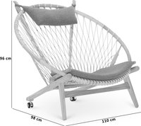 Hoop Chair Black image.