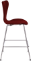 Series 7 Counter Stool Upholstered Red image.
