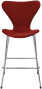 Series 7 Counter Stool Upholstered Red image.
