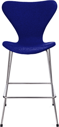 Series 7 Barstool Upholstered Blue image.
