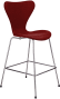 Series 7 Counter Stool Upholstered Red image.