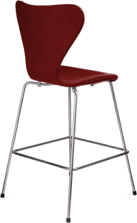 Series 7 Barstool Upholstered Red image.