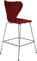 Series 7 Counter Stool Upholstered Red image.