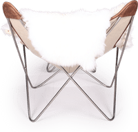 Butterfly Chair With throw/Black  image.