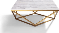 Jasmine Coffee Table  White Marble image.