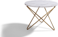 Star Marble Coffee Table   White Marble image.