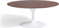 Tulip Oval Coffee Table - Walnut Walnut/Large image.