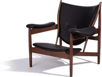 Chieftains Chair Black/Walnut image.